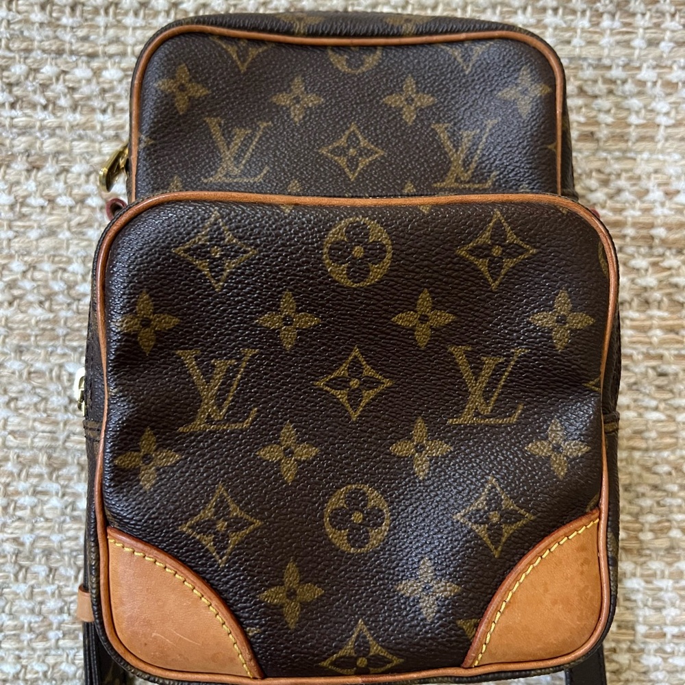 (sold) Louis Vuitton Brown Monogram Amazon Crossbody